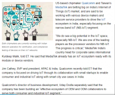 Qualcomm, MediaTek eye slice of India’s Internet of Things market